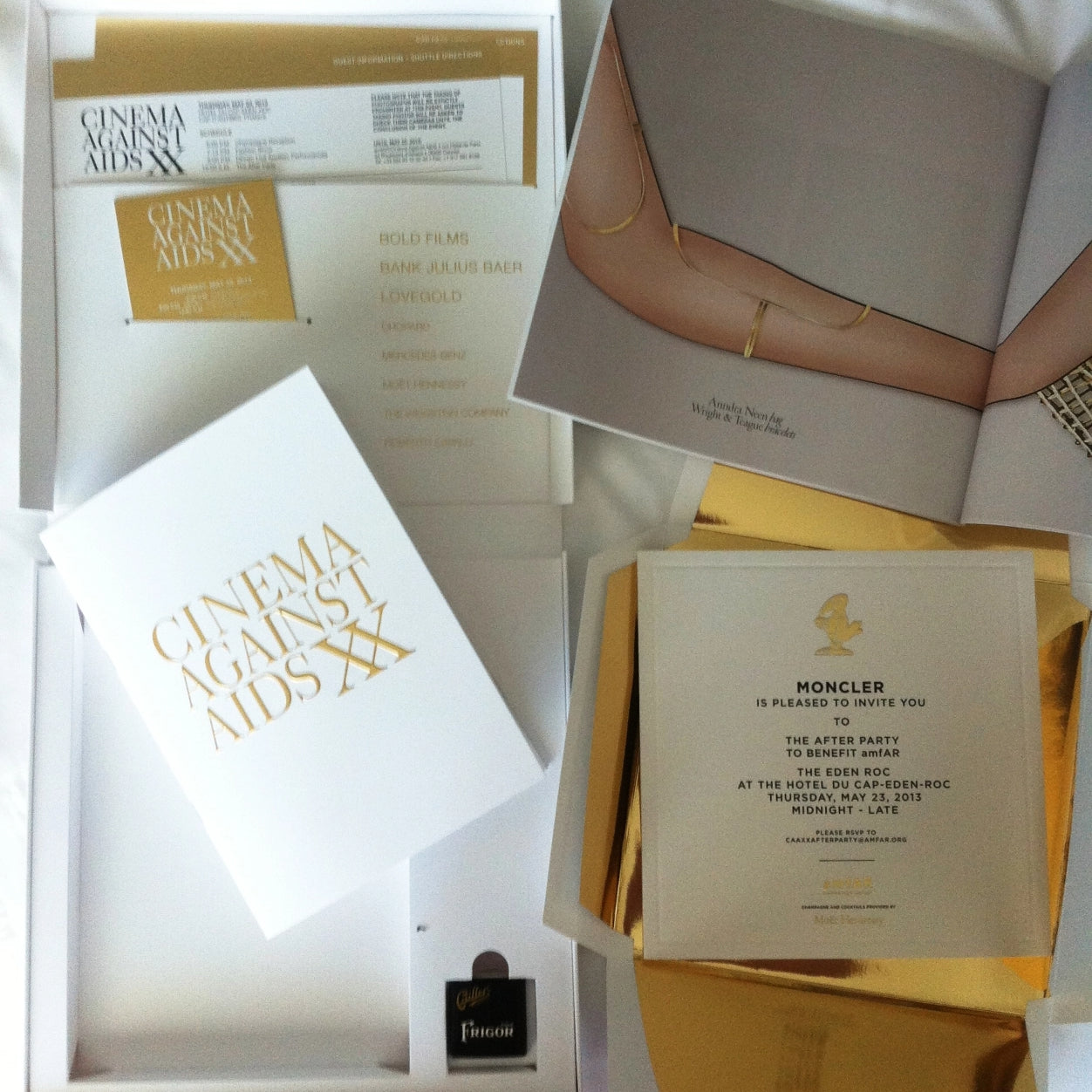 WGC amfAR invitation.