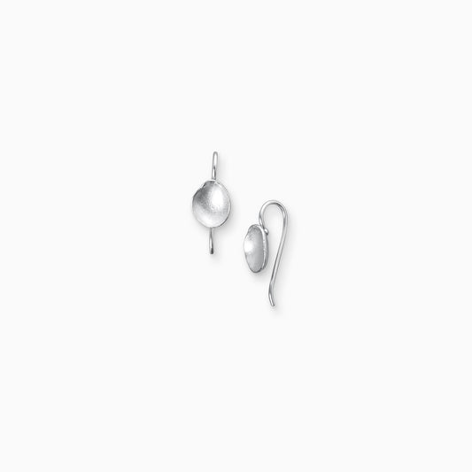Halo petite drop earrings