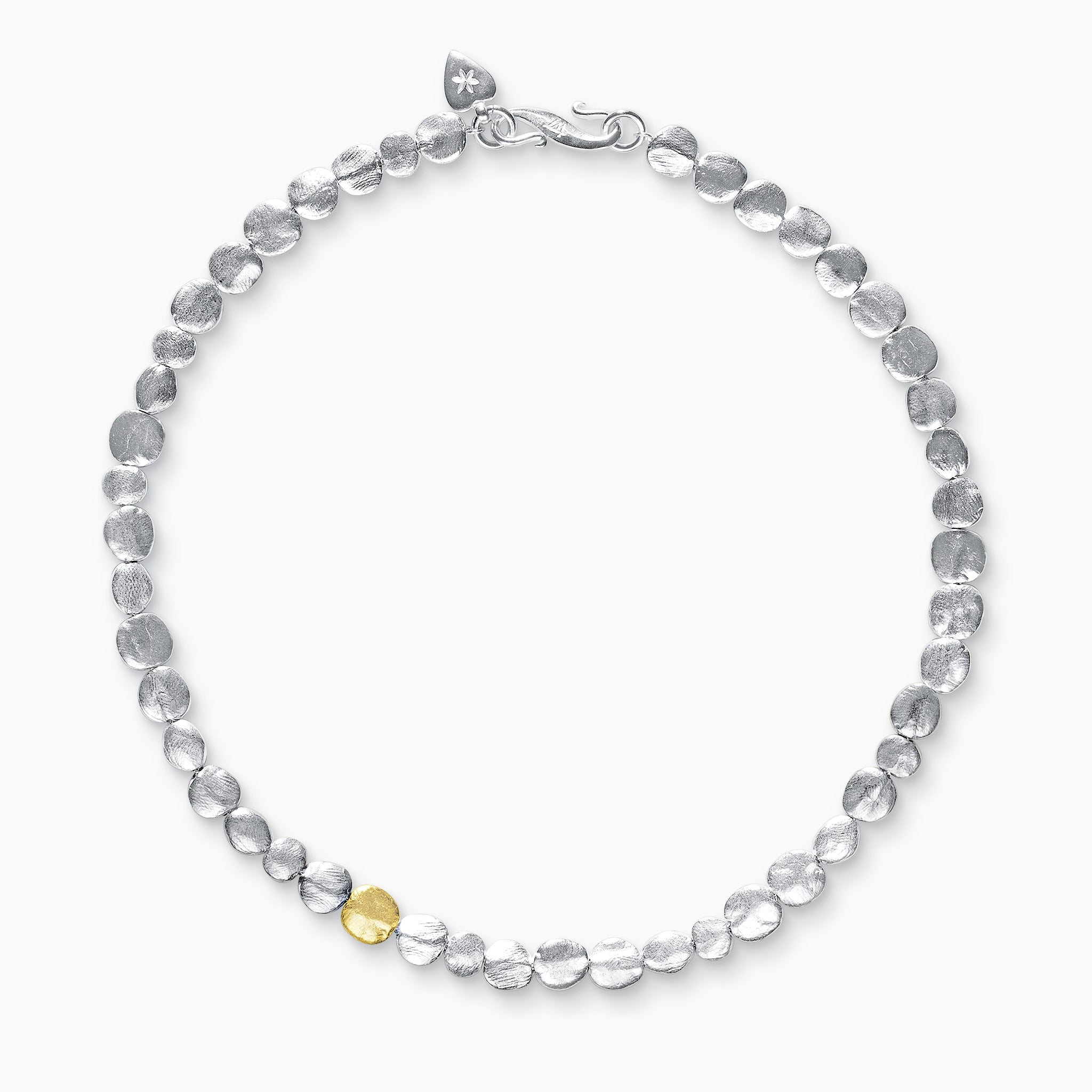 ☆TATIANA☆ Silver 925 Othello Beads Necklace NZ2451 MUSINSA | TATIANA (Silver 925) Happy Bean Beads Necklace NZ2441
