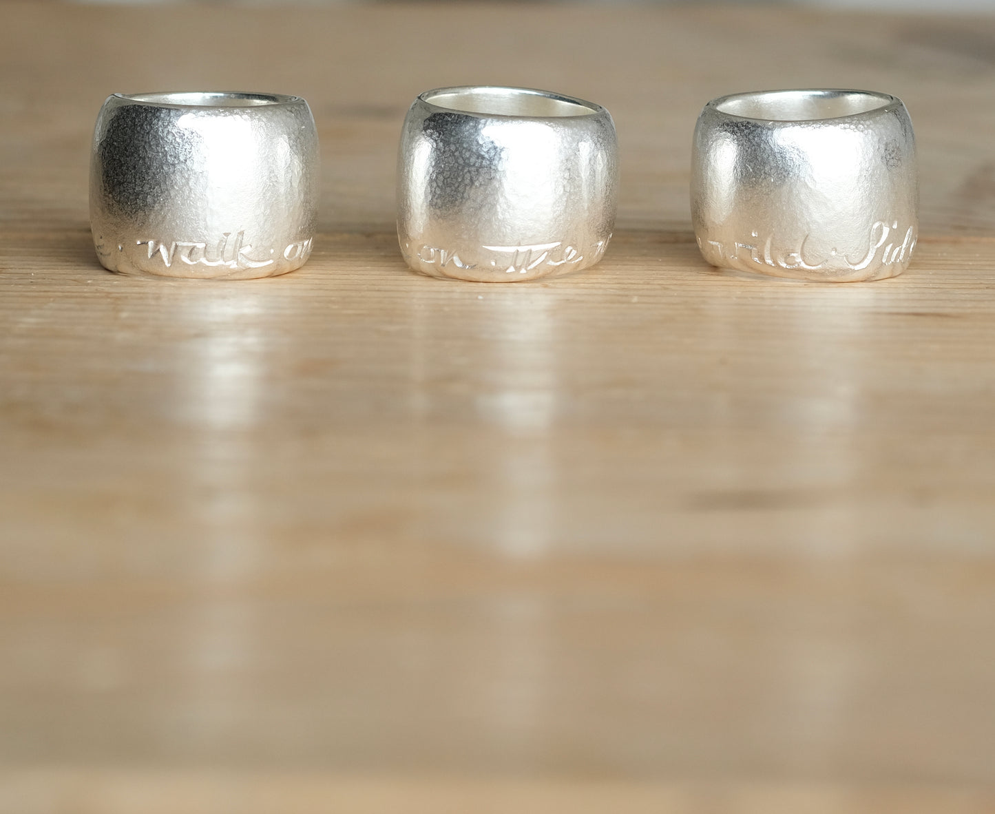 Walk on the Wild Side inscription ring