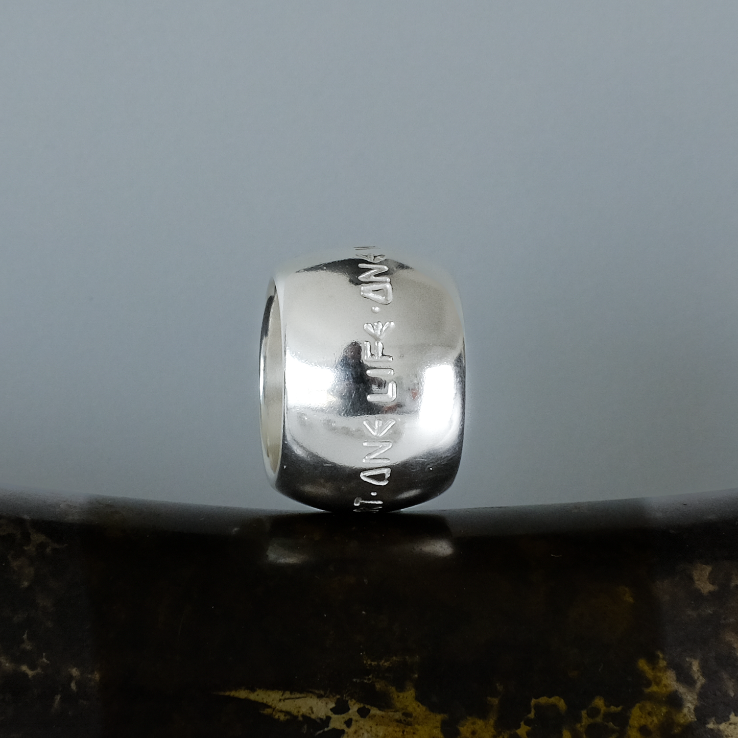 One World One Love One Heart One Love ring