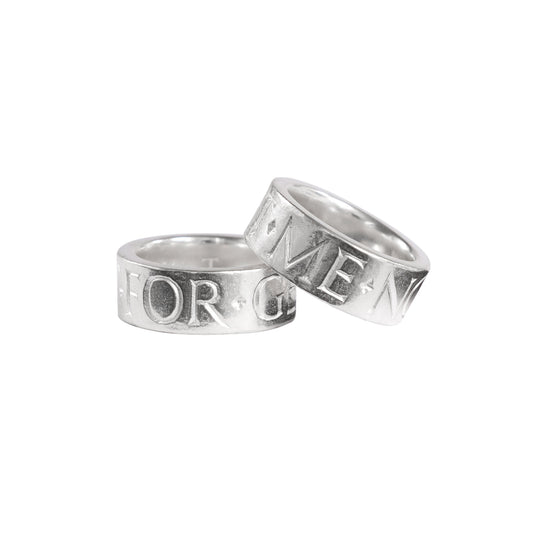 Forget Me Not men's ring