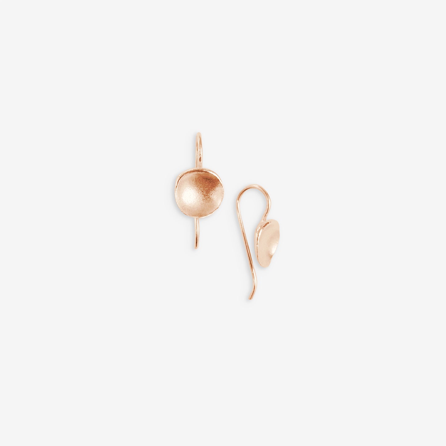Halo petite drop earrings