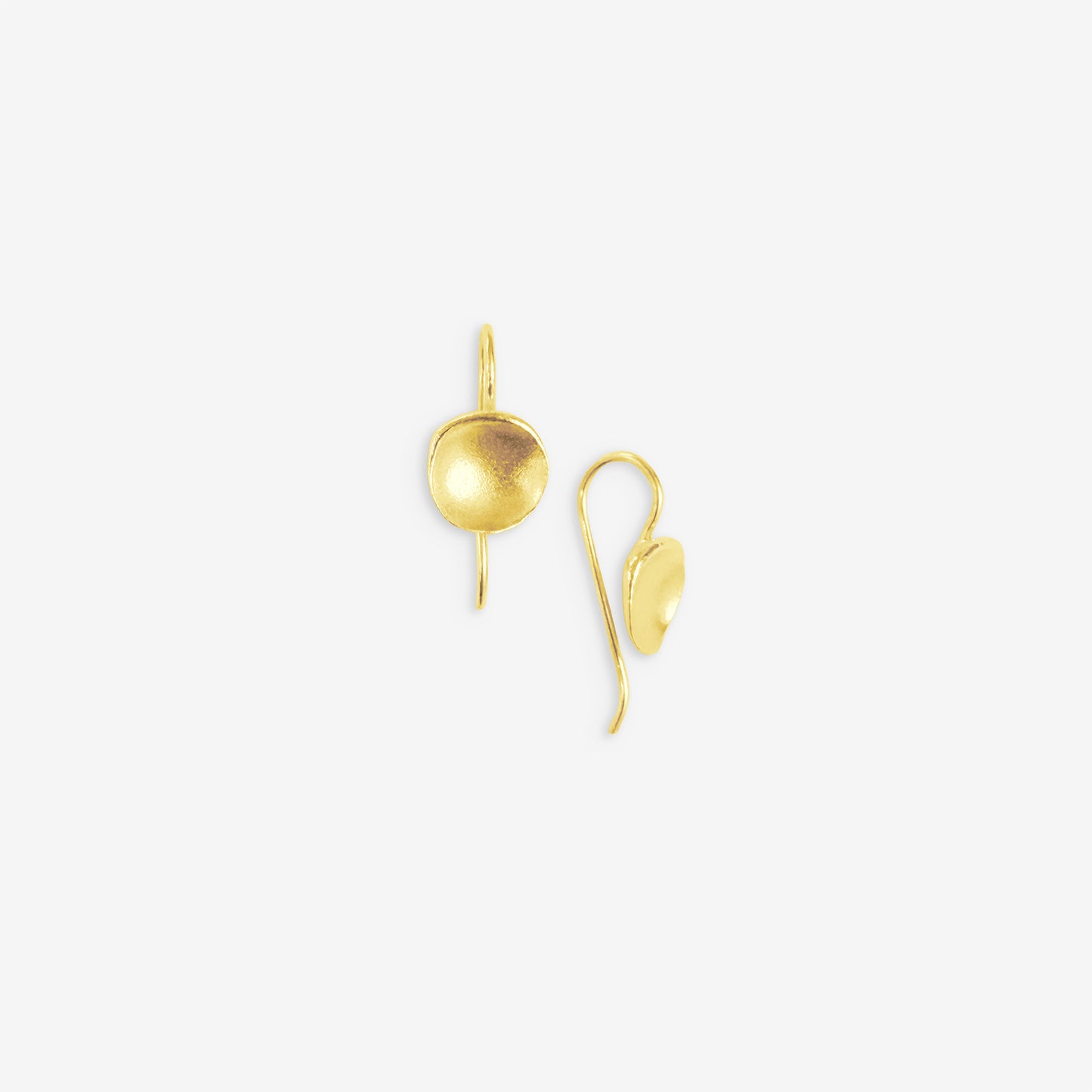 Halo petite drop earrings