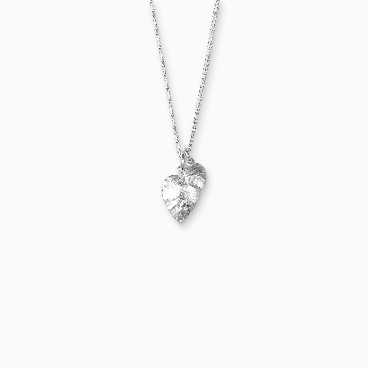 Treasure Heart and Weeny Heart charm necklace