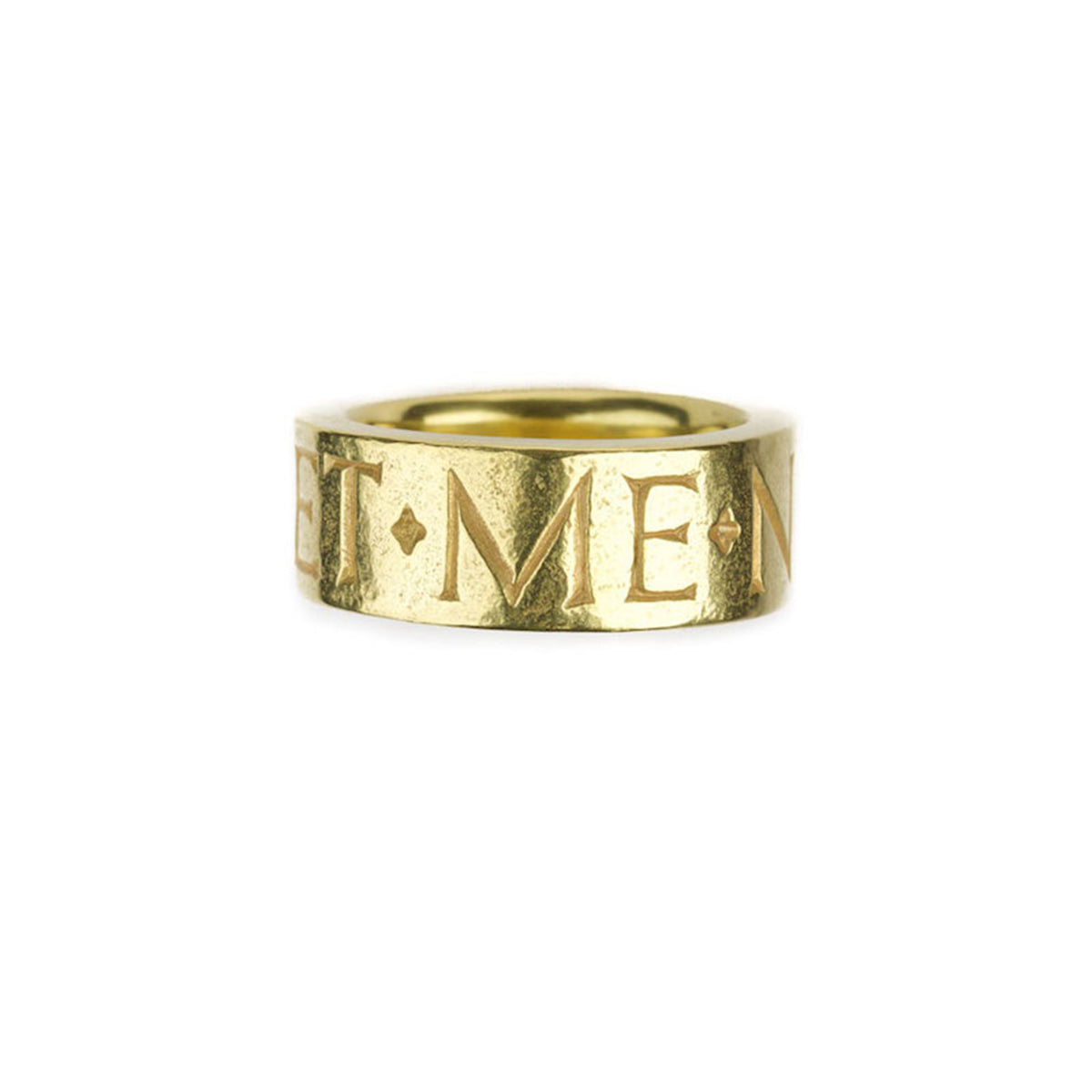 Forget Me Not inscription ring