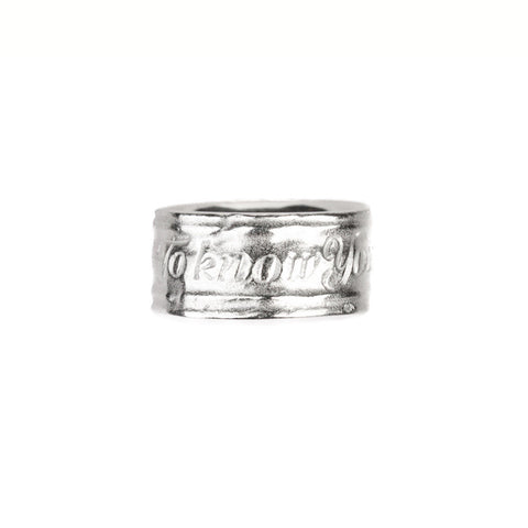 To Know You Is To Love You inscription ring