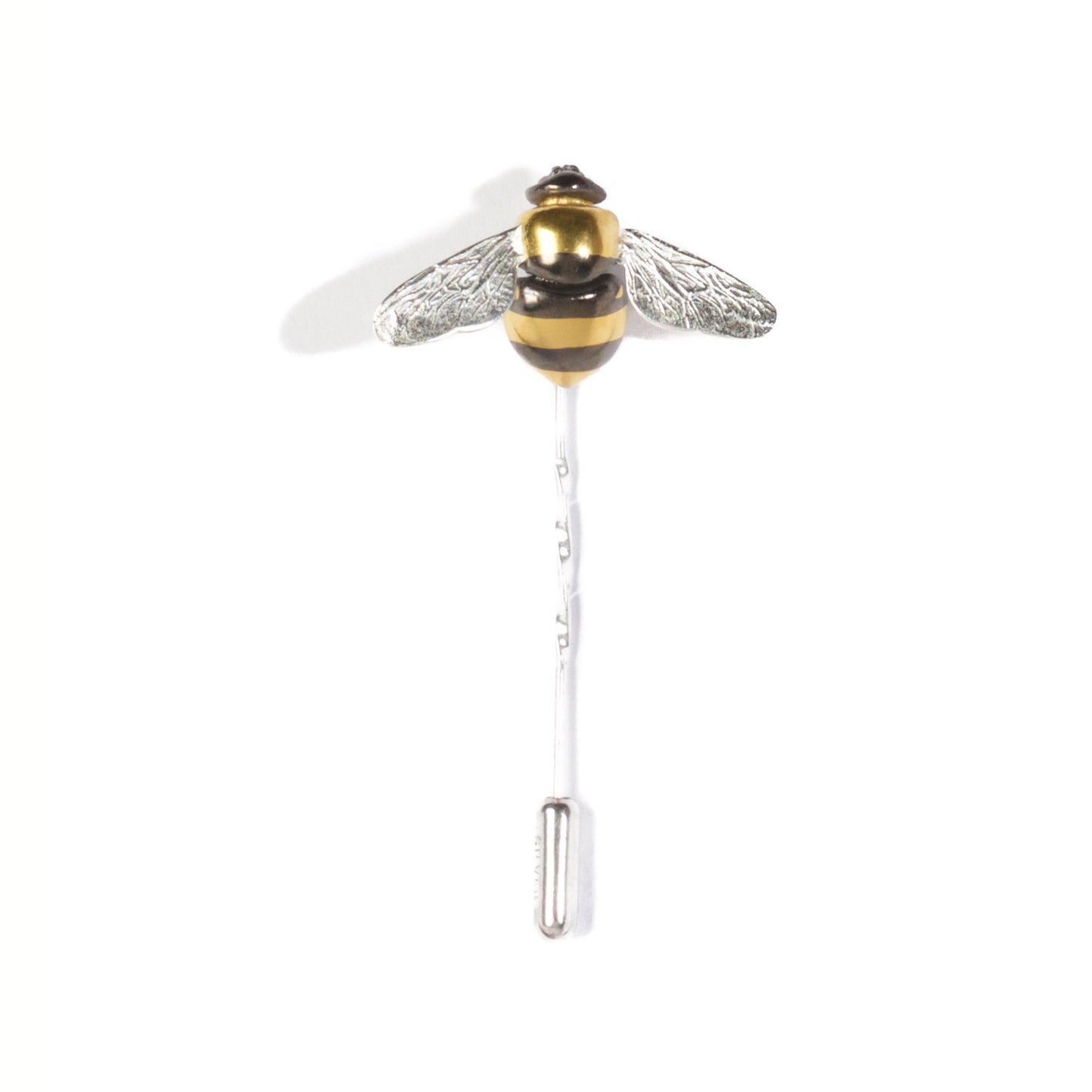 Bee striped pin